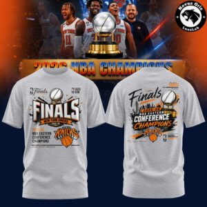 New York Knicks 2026 NBA Finals Locker Room T Shirt 2