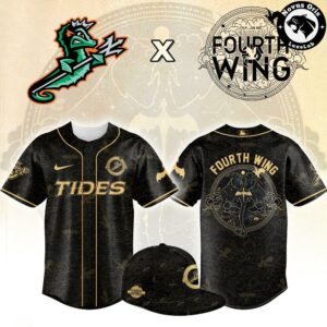 Norfolk Tides x Fourth Wing Night Special Edition Baseball Jersey