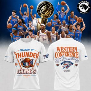 Oklahoma City Thunder 2026 Western Conference Champions T-Shirt