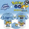 Ontario Tower Buzzers Pokemon GO Night Pikachu Baseball Jersey