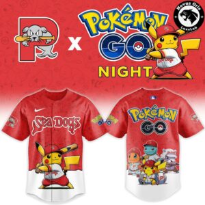 Portland Sea Dogs x Pokemon GO Night 2026 Limited Baseball Jersey 2