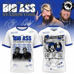Post Malone Jelly Roll Big Ass Stadium Tour 2026 T-Shirt