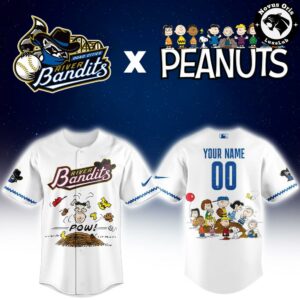 Quad Cities River Bandits x Peanuts Night 2026 Limited Baseball Jersey 2