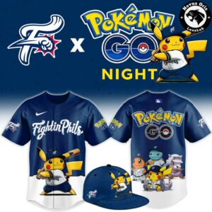 Reading Fightin Phils x Pokemon GO Night 2026 Limited Baseball Jersey