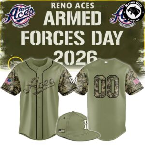 Reno Aces Armed Forces Day 2026 Baseball Jersey