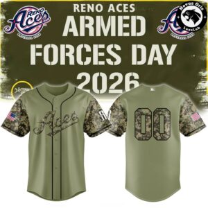 Reno Aces Armed Forces Day 2026 Baseball Jersey 2