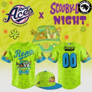 Reno Aces x Scooby-Doo Mystery Machine Limited Edition Baseball Jersey