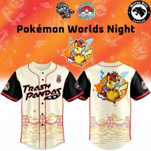 Rocket City Trash Pandas Pokemon World Night 2026 Pikachu Baseball Jersey