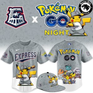 Round Rock Express x Pokemon GO Night Limited Edition Baseball Jersey