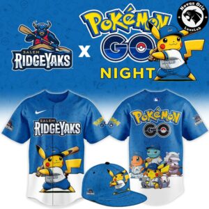 Salem RidgeYaks x Pokemon GO Night 2026 Limited Edition Baseball Jersey
