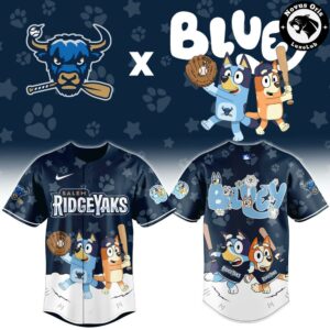Salem Ridgeyaks x Bluey Bingo Baseball Jersey 2