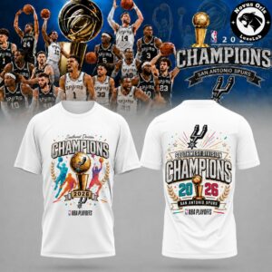 San Antonio Spurs 2026 Southwest Division Champions Limited T Shirt 1
