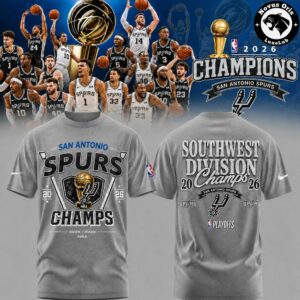 San Antonio Spurs 2026 Southwest Division Champions Limited T
