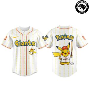San Francisco Giants x Pokemon GO Night Custom Limited Baseball Jersey 2