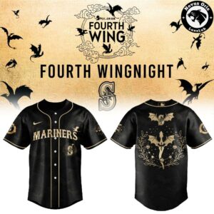 Seattle Mariners Fourth Wing Night Baseball Jersey Limited Edition Dragon Graphic Merch