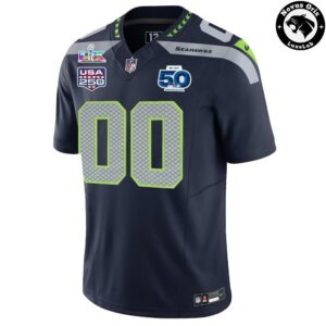Seattle Seahawks Super Bowl LX Jersey USA 250th Anniversary Edition 2