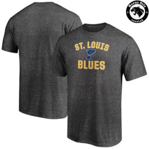 St Louis Blues NHL Hockey Arch Logo Graphic T Shirt 1