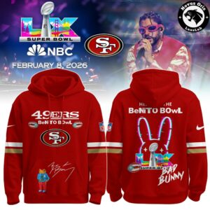 Super Bowl LX 2026 San Francisco 49ers x Bad Bunny Benito Bowl Hoodie