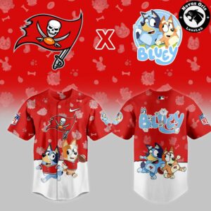 Tampa Bay Buccaneers x Bluey Night NFL Custom Edition Jersey 2