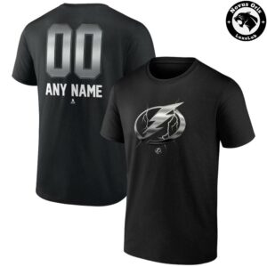 Tampa Bay Lightning NHL Hockey Arch Logo Graphic T Shirt 1