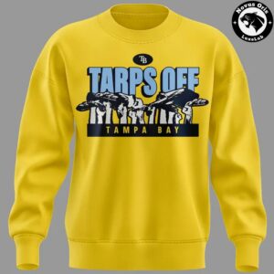 Tampa Bay Rays Tarps Off Didnt Wear This Shirt To Wear This Shirt Pullover Sweatshirt 2