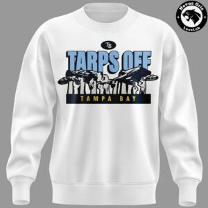 Tampa Bay Rays Tarps Off Didnt Wear This Shirt To Wear This Shirt Pullover Sweatshirt 5