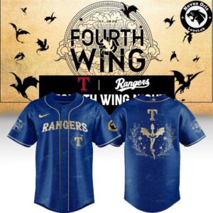 Texas Rangers x Fourth Wing Night 2026 New Limited Edition Baseball Jersey 5