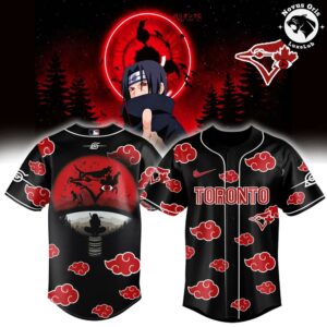 Toronto Blue Jays x Itachi Uchiha Limited Edition Baseball Jersey 3