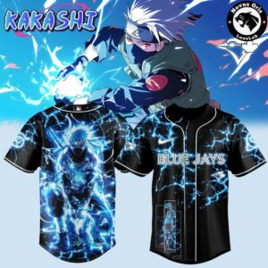 Toronto Blue Jays x Kakashi Hatake Limited Edition Baseball Jersey 2