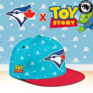 Toronto Blue Jays x Toy Story Night Woody Buzz Lightyear Custom Baseball Jersey 3