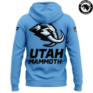 Utah Mammoth 2026 Stanley Cup Playoffs Clinched Light Blue Hoodie 3