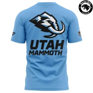 Utah Mammoth 2026 Stanley Cup Playoffs Clinched Light Blue T Shirt 3