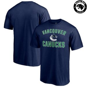 Vancouver Canucks NHL Hockey Arch Logo Graphic T Shirt 1