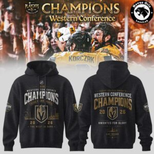 Vegas Golden Knights 2026 Western Conference Champions Hoodie 4