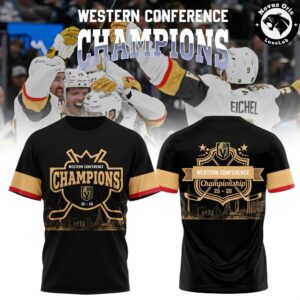 Vegas Golden Knights 2026 Western Conference Champions T Shirt 4