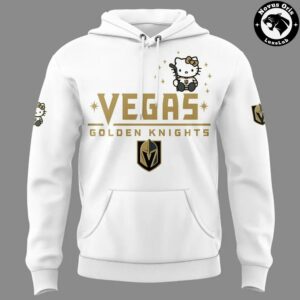 Vegas Golden Knights x Hello Kitty Hockey Cute Limited Edition Hoodie 2