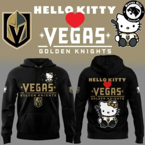 Vegas Golden Knights x Hello Kitty Hockey Cute Limited Edition Hoodie 4