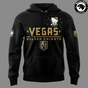 Vegas Golden Knights x Hello Kitty Hockey Cute Limited Edition Hoodie 5