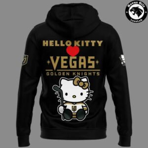 Vegas Golden Knights x Hello Kitty Hockey Cute Limited Edition Hoodie 6