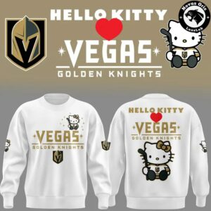 Vegas Golden Knights x Hello Kitty Hockey Cute Limited Edition Sweatshirt