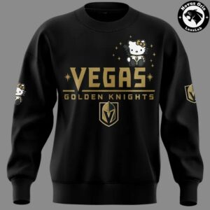 Vegas Golden Knights x Hello Kitty Hockey Cute Limited Edition Sweatshirt 5