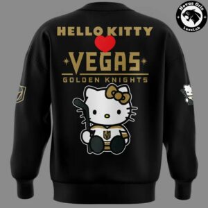 Vegas Golden Knights x Hello Kitty Hockey Cute Limited Edition Sweatshirt 6