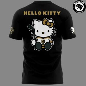Vegas Golden Knights x Hello Kitty Hockey Cute Limited Edition T Shirt 6