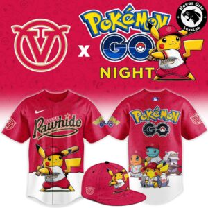 Visalia Rawhide x Pokemon GO Night Limited Edition Baseball Jersey