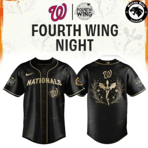 Washington Nationals x Fourth Wing Night 2026 Limited Baseball Jersey
