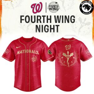 Washington Nationals x Fourth Wing Night 2026 Limited Baseball Jersey 2