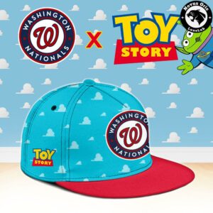 Washington Nationals x Toy Story Night Woody Buzz Lightyear Custom Baseball Jersey 3