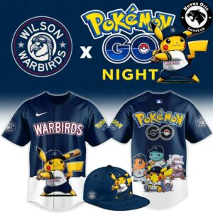 Wilson Warbirds x Pokemon GO Night 2026 Limited Edition Baseball Jersey
