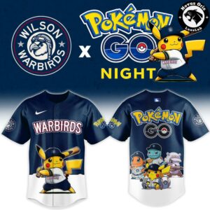 Wilson Warbirds x Pokemon GO Night 2026 Limited Edition Baseball Jersey 2
