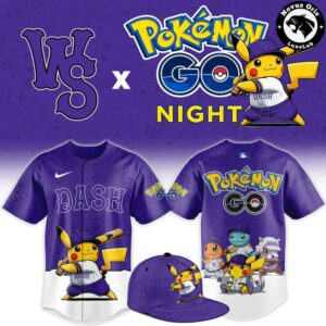Winston-Salem Dash x Pokemon GO Night Limited Edition Baseball Jersey